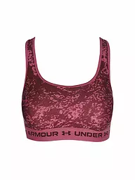 UNDER ARMOUR | Sujetador deportivo para mujer Armour® Mid Crossback Print de sujeción media | Baya