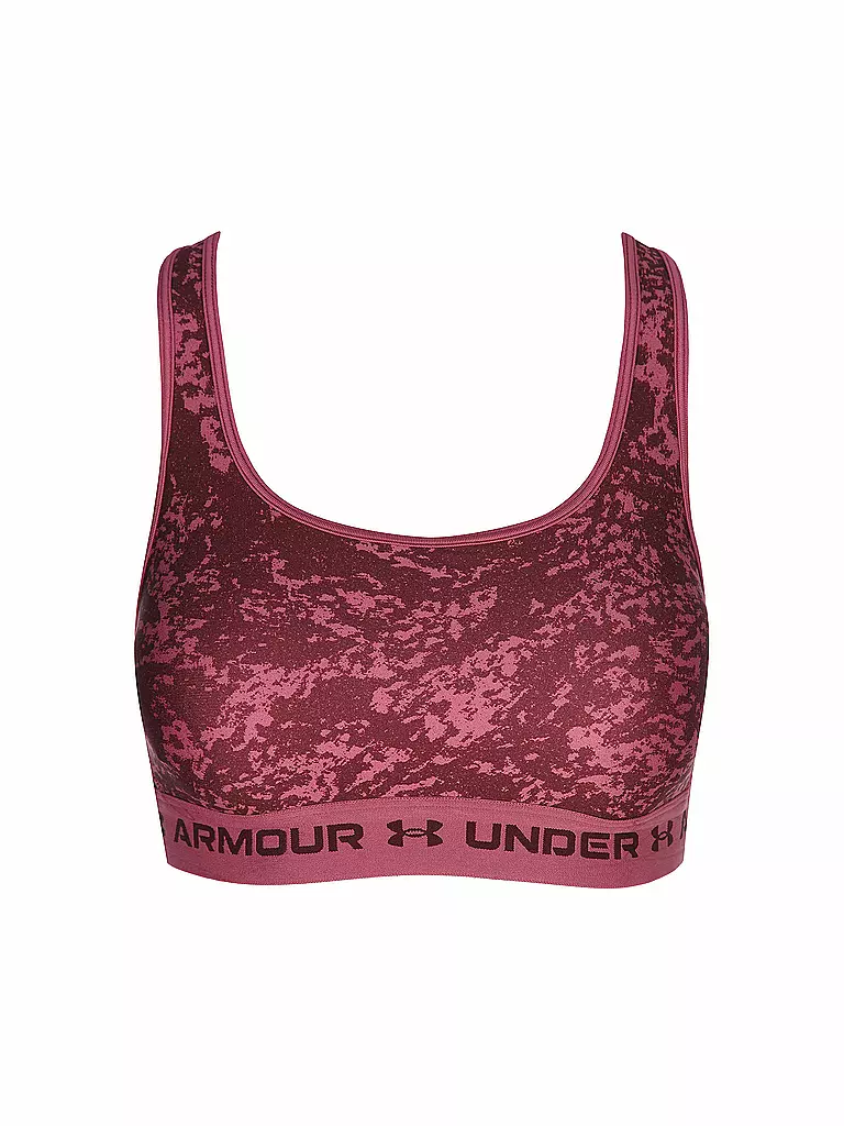 UNDER ARMOUR | Sujetador deportivo para mujer Armour® Mid Crossback Print de sujeción media | Baya