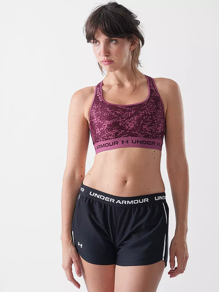 UNDER ARMOUR | Sujetador deportivo para mujer Armour® Mid Crossback Print de sujeción media |