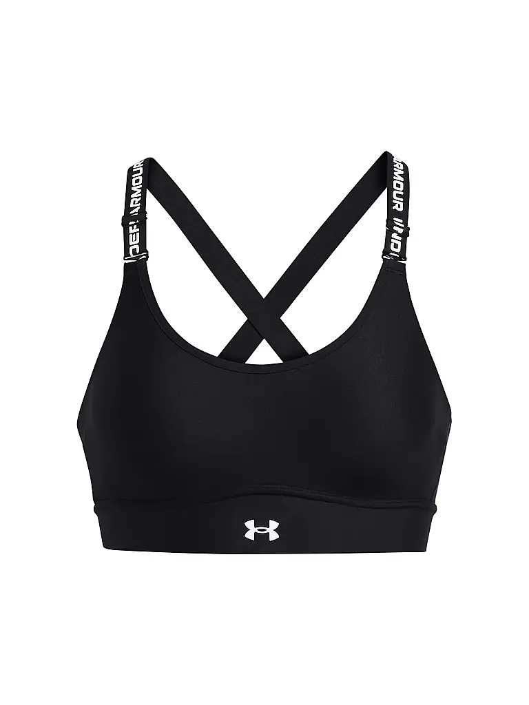 UNDER ARMOUR | Sujetador deportivo para mujer UA Infinity Mid 2.0 de soporte medio | Negro