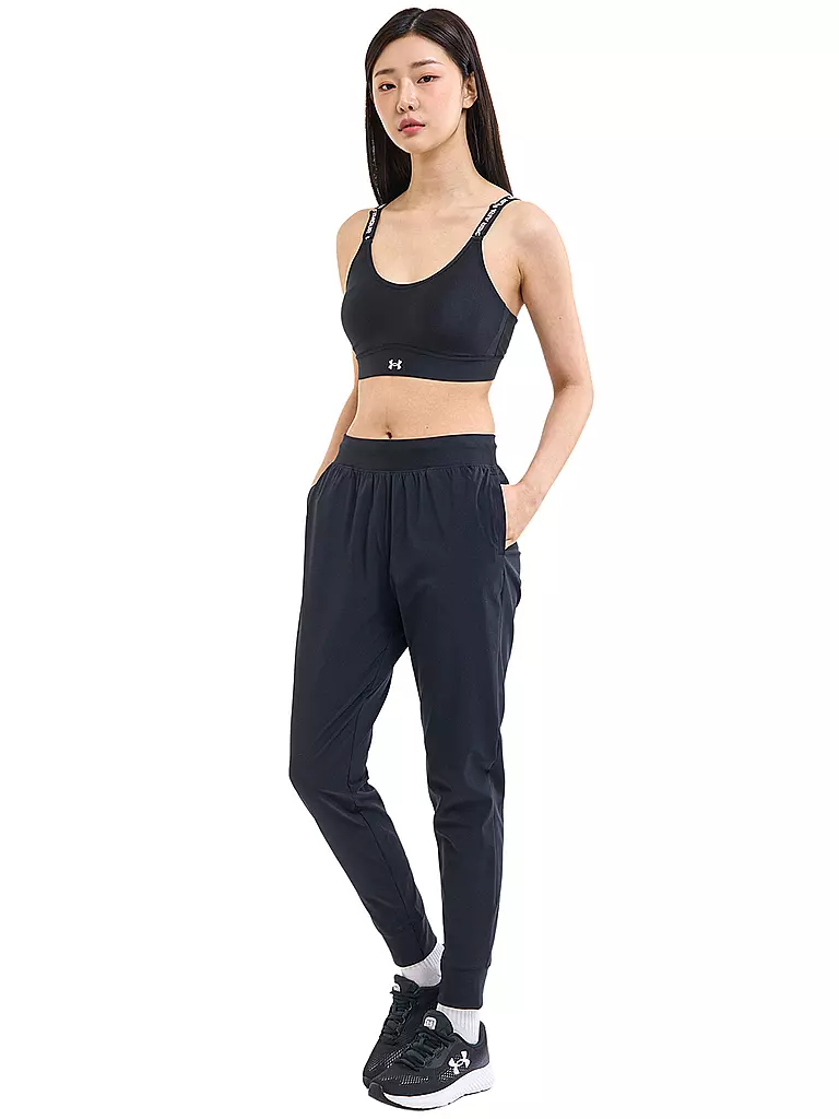 UNDER ARMOUR | Sujetador deportivo para mujer UA Infinity Mid 2.0 de soporte medio | Negro