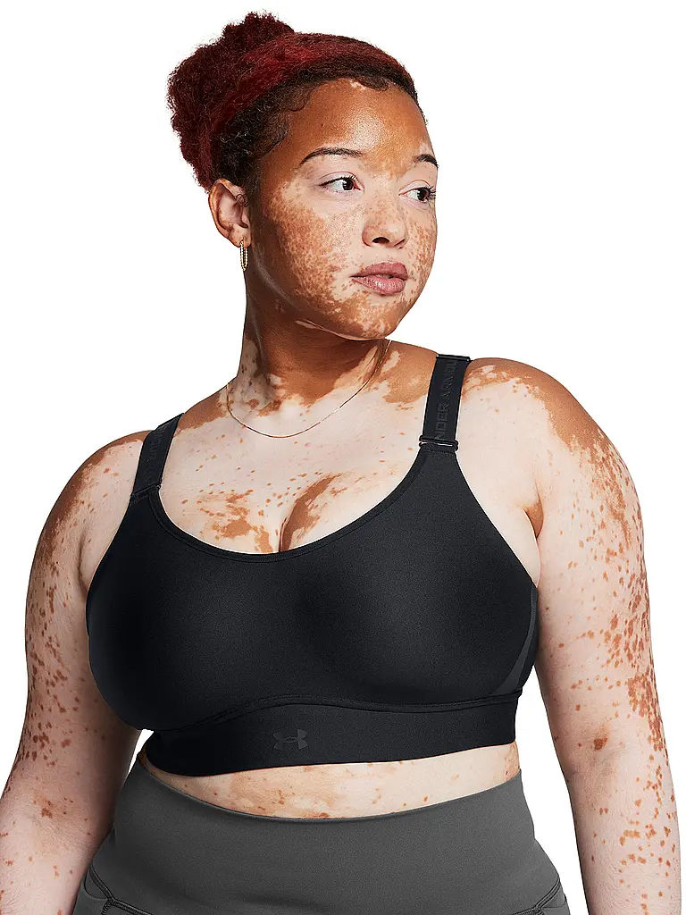 UNDER ARMOUR | Sujetador deportivo para mujer UA Infinity Mid 2.0 de sujeción media | Negro