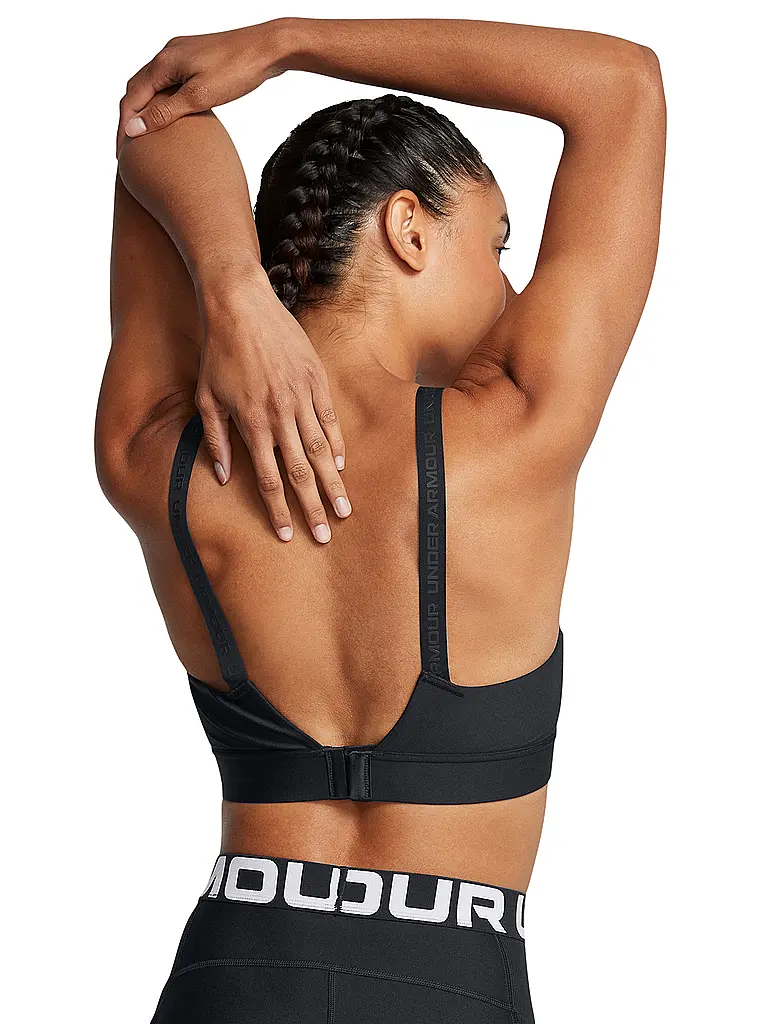 UNDER ARMOUR | Sujetador deportivo para mujer UA Infinity Mid 2.0 de sujeción media | Negro