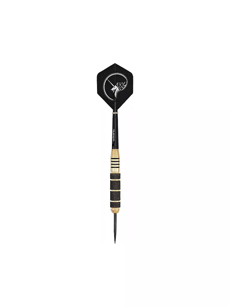 UNICORN | Dardos de punta de acero Core Plus Brass | Negro