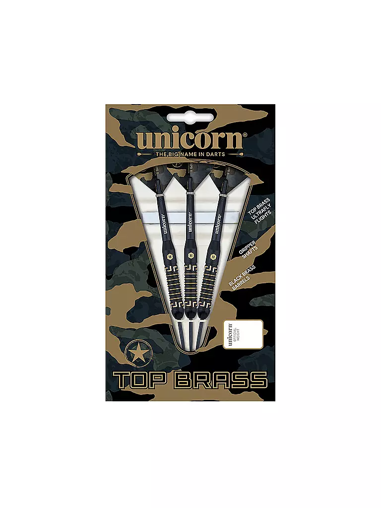 UNICORN | Dardos Top Brass 20g | Negro