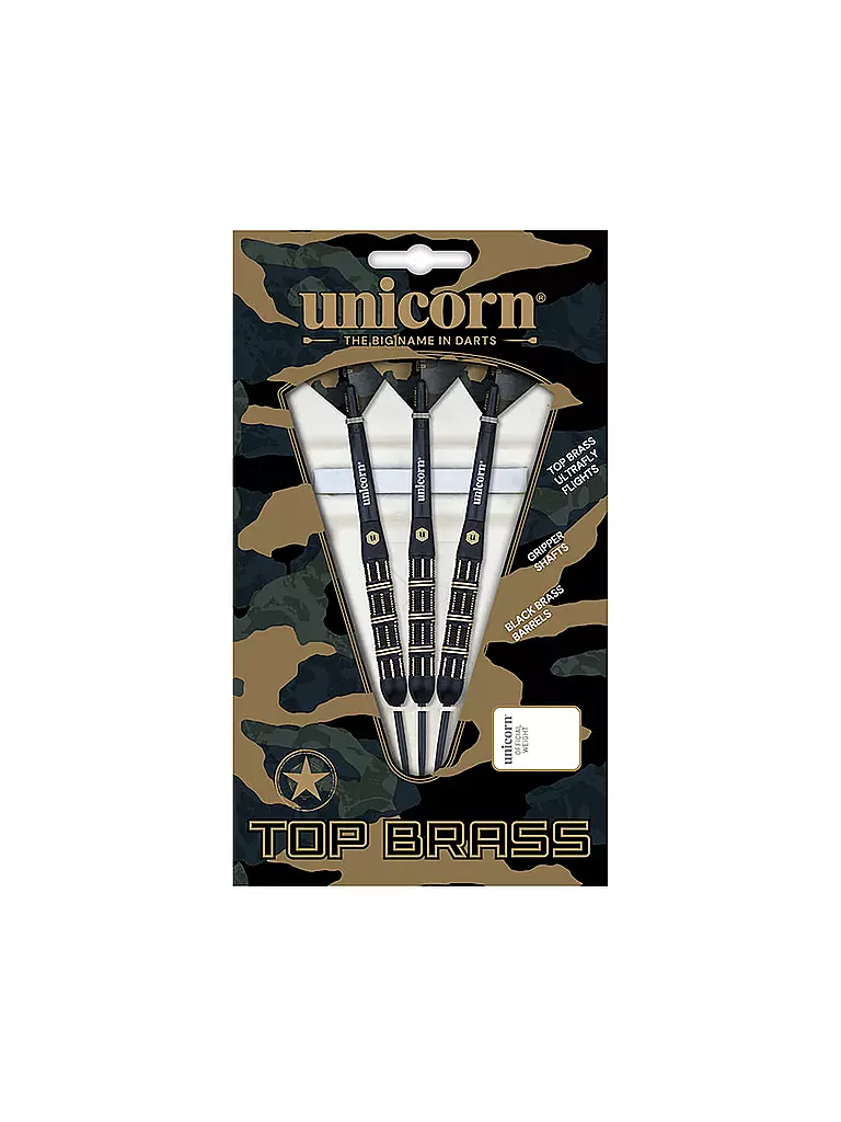 UNICORN | Dardos Top Brass 21g | Negro