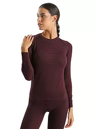 UYN | Camiseta interior de mujer Fusyon Biotech Merino | Rojo oscuro