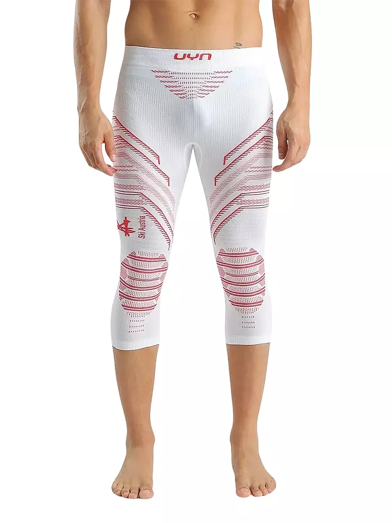 UYN | Pantalones interiores para hombre Natyon 3.0 Austria Medium 3/4 | Rojo