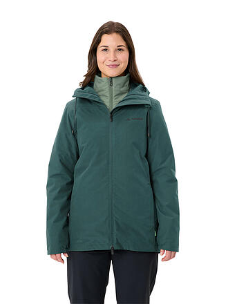 VAUDE | Chaqueta de senderismo para mujer Mineo 3in1 con capucha