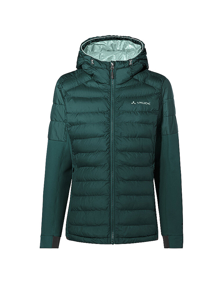 Chaqueta híbrida para mujer Elope Thermo Hoodie verde oscuro 34