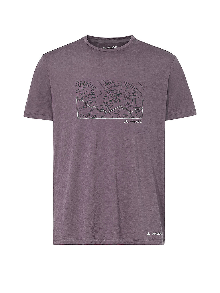 VAUDE Camiseta funcional de hombre Tekoa Wool lila