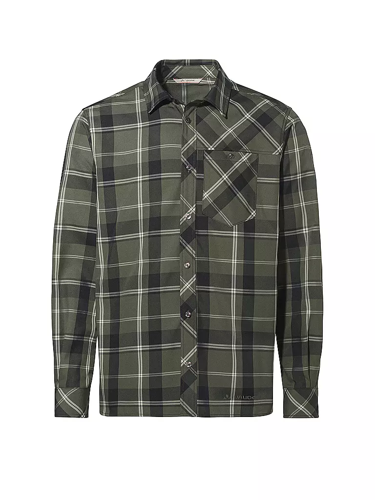 VAUDE | Camisa de hombre Neshan IV | Verde oscuro