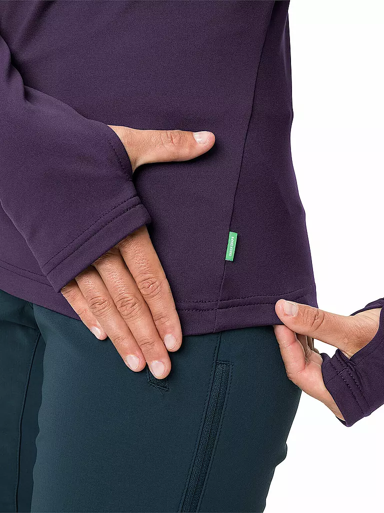 VAUDE | Camiseta de senderismo para mujer Livigno con cremallera |