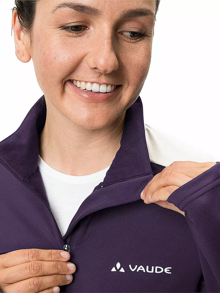 VAUDE | Camiseta de senderismo para mujer Livigno con cremallera |