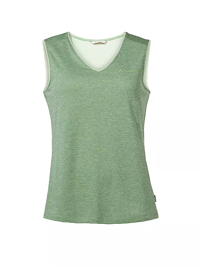 VAUDE | Camiseta de tirantes funcional Essential para mujer | Verde claro