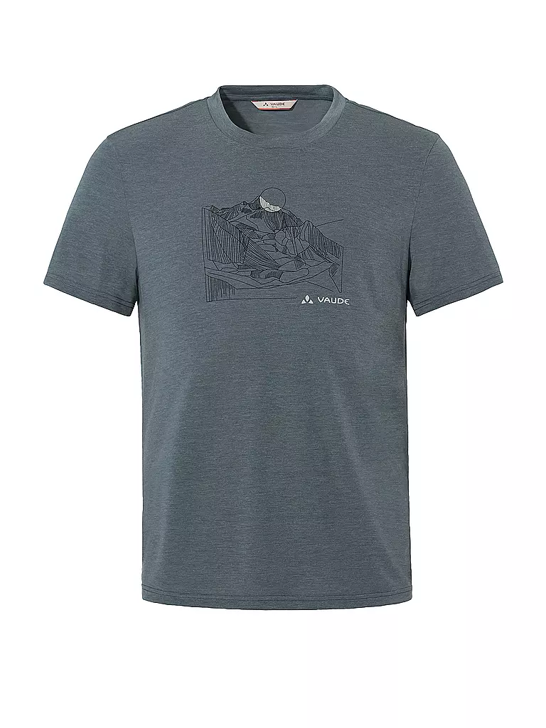 VAUDE | Camiseta funcional de hombre Tekoa Wool | Gris