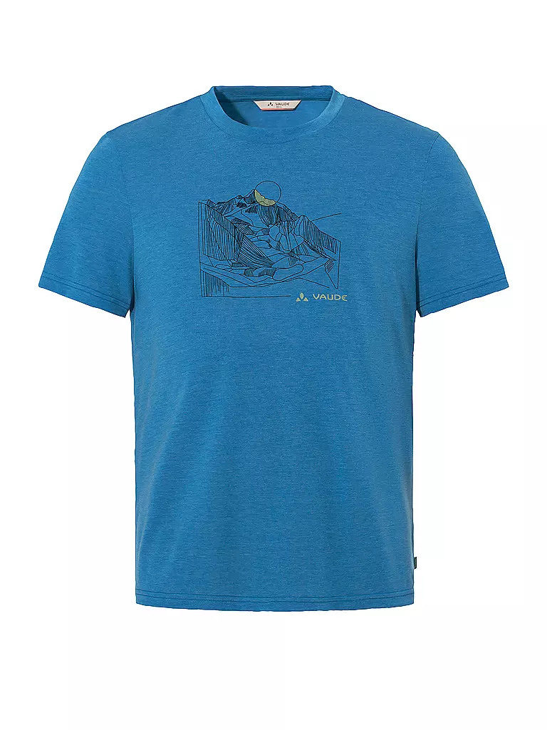 VAUDE | Camiseta funcional de hombre Tekoa Wool | Azul