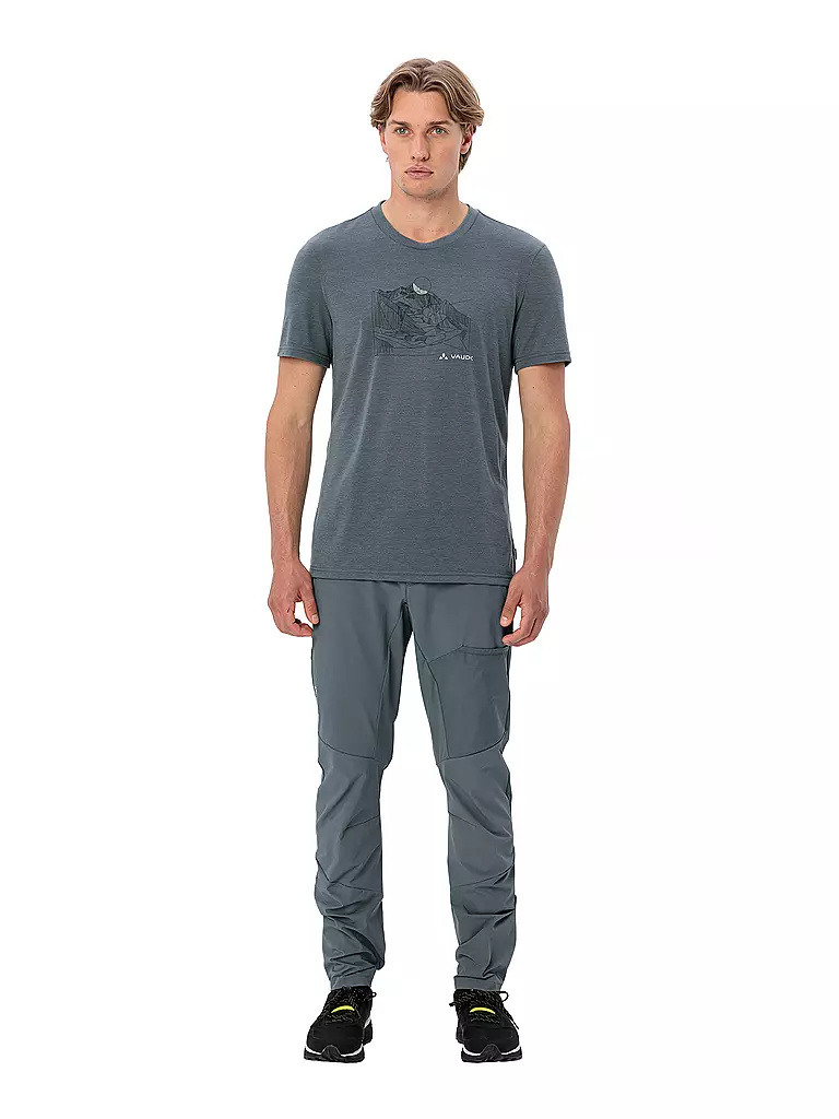 VAUDE | Camiseta funcional de hombre Tekoa Wool | Gris