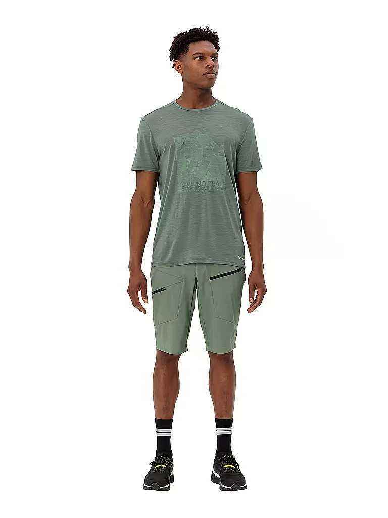 VAUDE | Camiseta funcional de hombre Tekoa Wool | Oliva