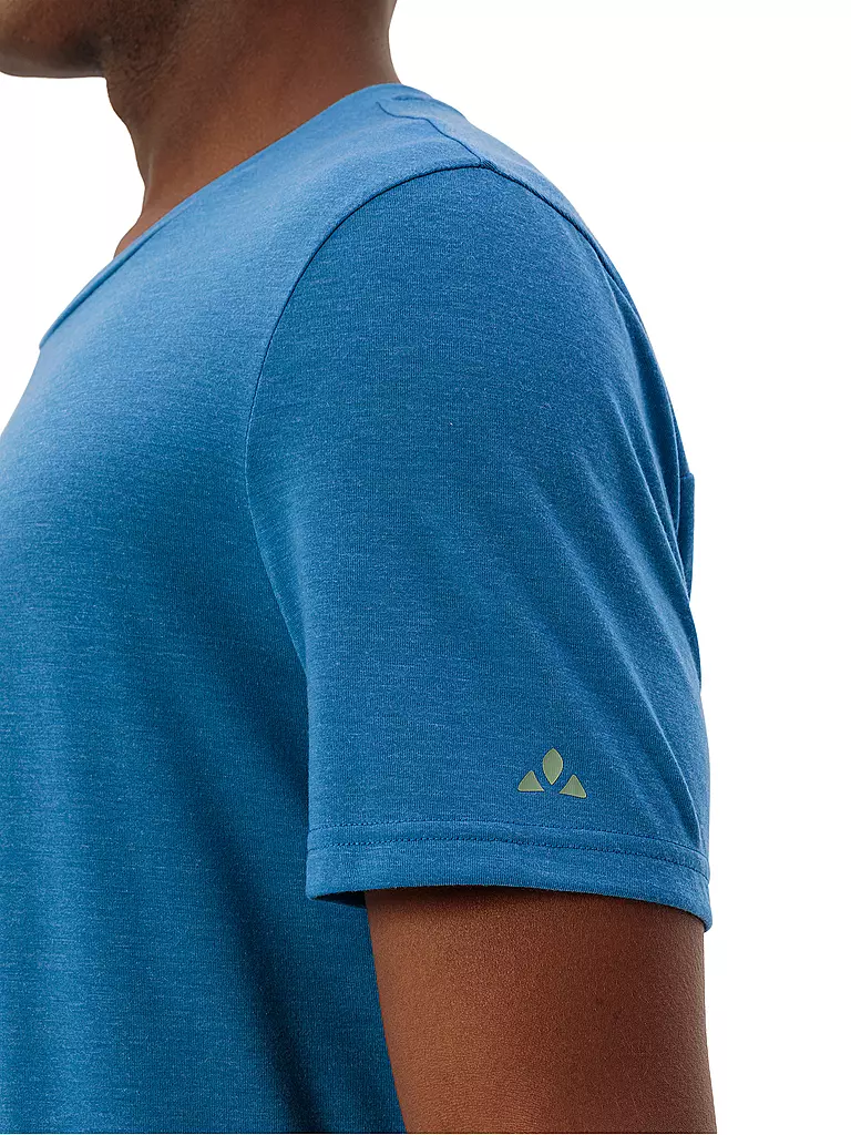 VAUDE | Camiseta funcional de hombre Tekoa Wool | Azul