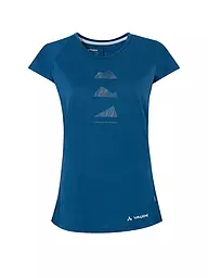 VAUDE | Camiseta funcional de lana Tekoa para mujer | Azul oscuro