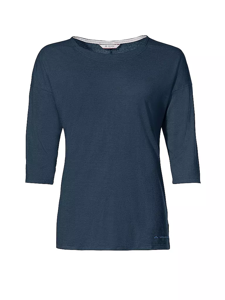 VAUDE | Camiseta funcional de mujer Neyland 3/4 | Azul oscuro