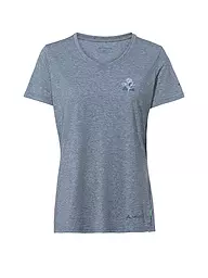 VAUDE | Camiseta funcional de mujer Skomer III Print | Azul oscuro