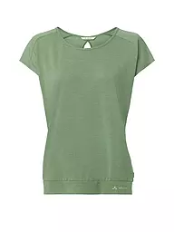 VAUDE | Camiseta funcional de mujer Skomer Streifen | Verde claro