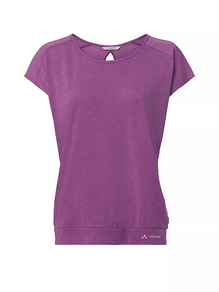 VAUDE | Camiseta funcional de mujer Skomer Streifen | Lila