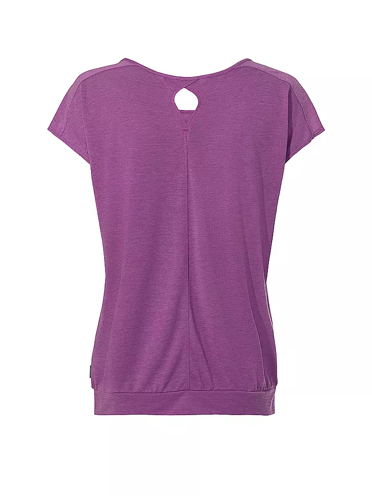 VAUDE | Camiseta funcional de mujer Skomer Streifen | Lila