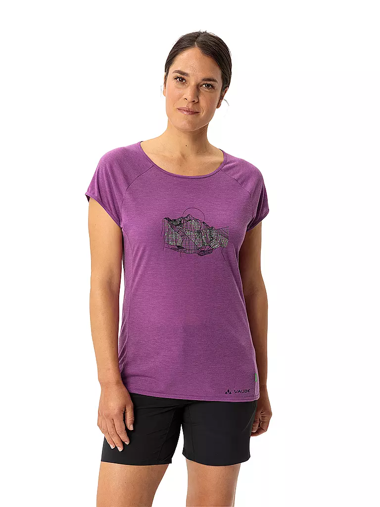 VAUDE | Camiseta funcional de mujer Tekoa II | Lila