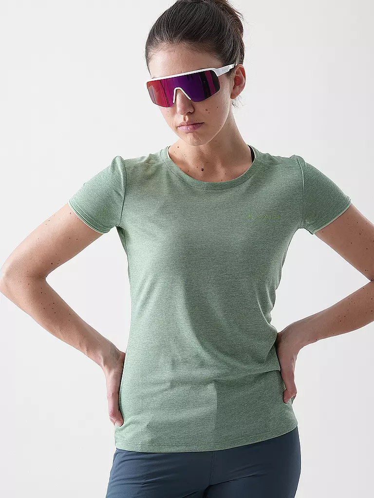 VAUDE | Camiseta funcional Essential para mujer | Verde claro
