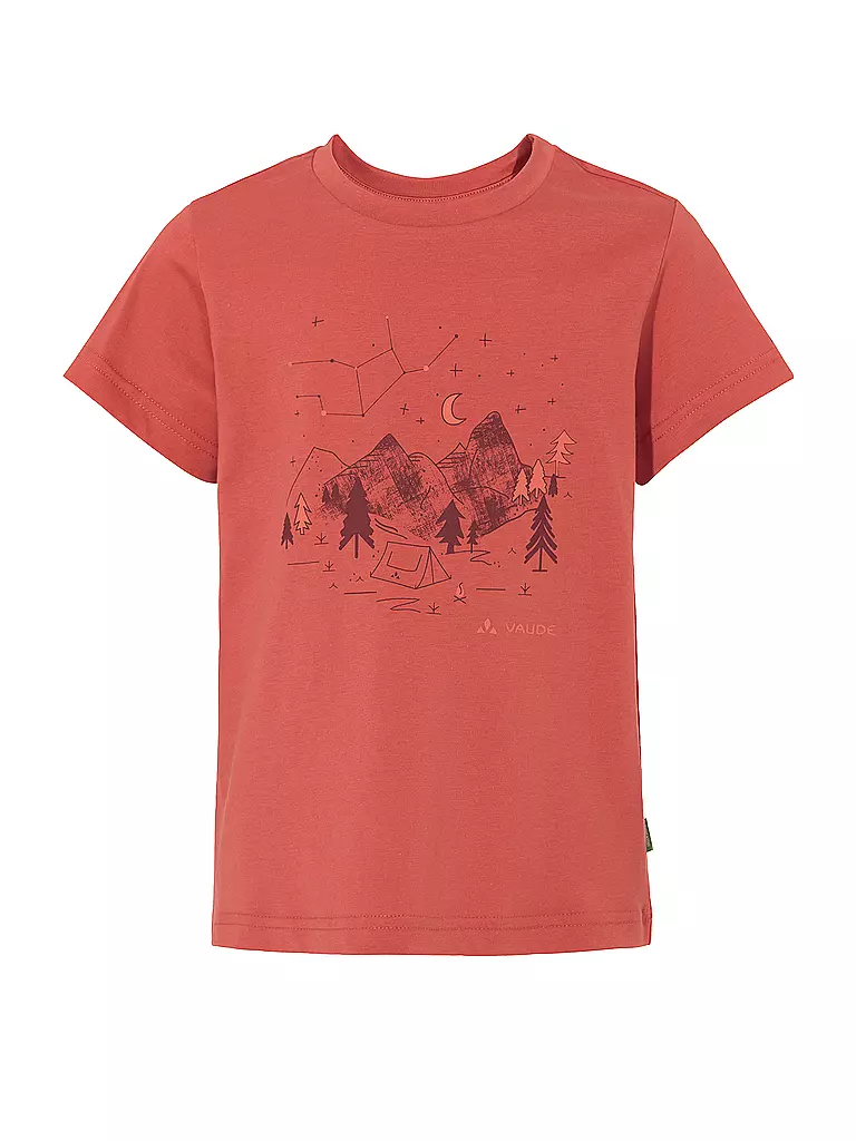 VAUDE | Camiseta funcional para niños Lezza | Rojo oscuro