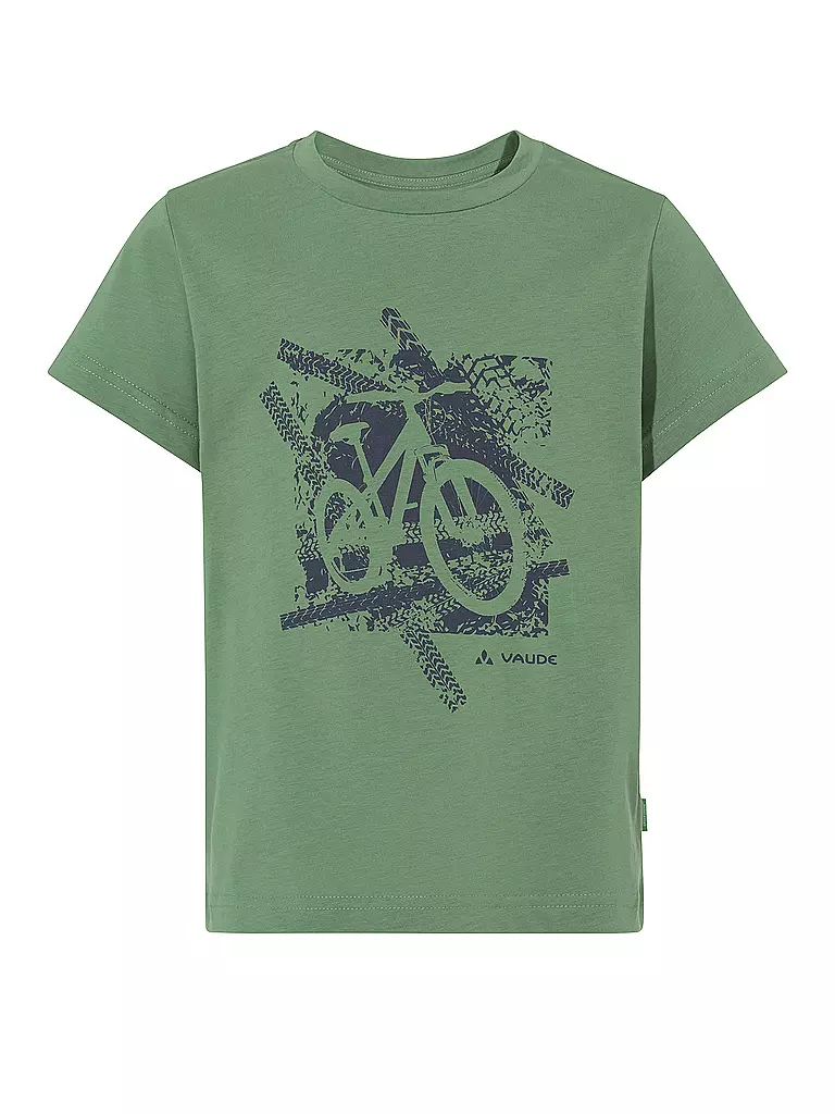 VAUDE | Camiseta infantil Lezza | Verde oscuro