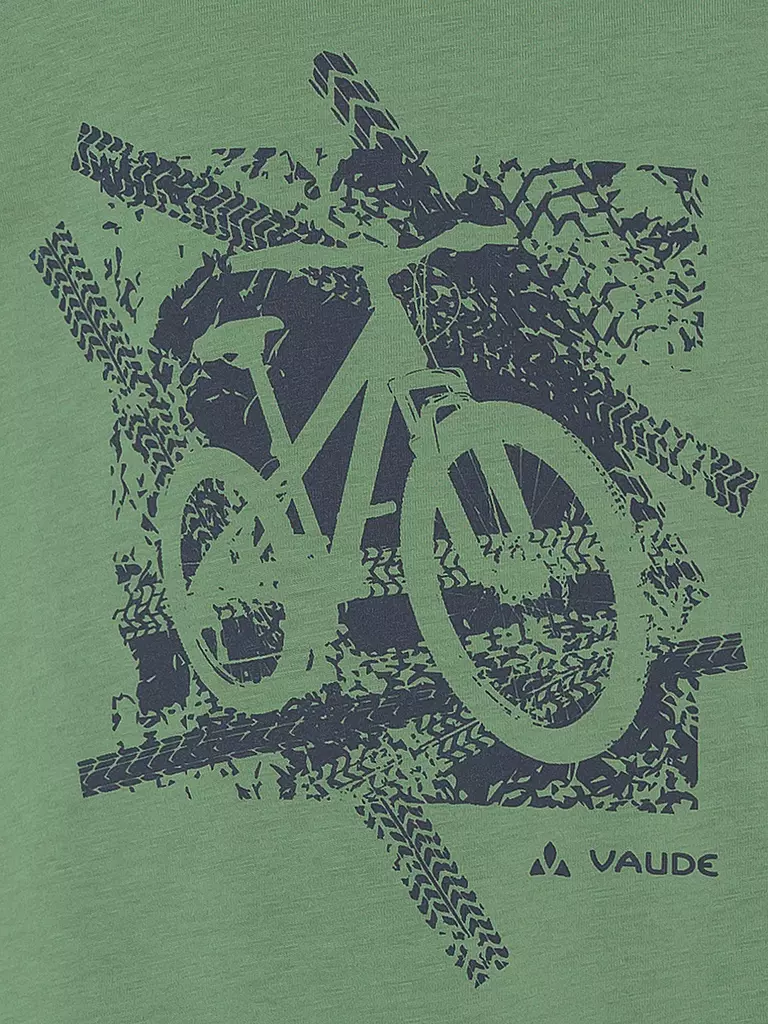 VAUDE | Camiseta infantil Lezza | Verde oscuro