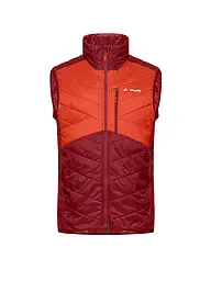 VAUDE | Chaleco aislante Sesvenna para hombre | Rojo oscuro