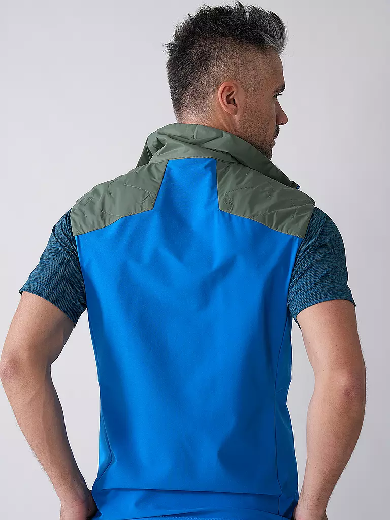 VAUDE | Chaleco híbrido Brenva para hombre | Azul