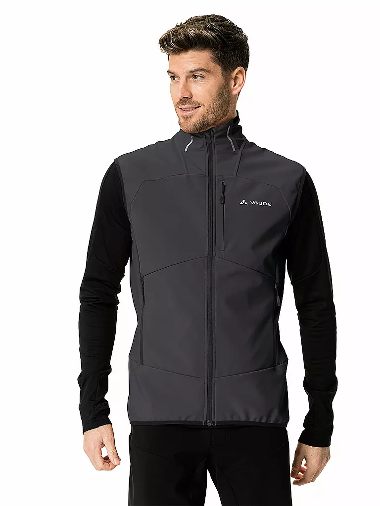 VAUDE | Chaleco softshell Larice para hombre | Negro