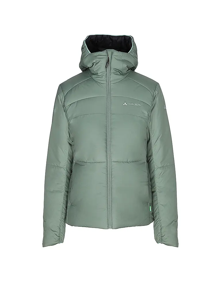 VAUDE | Chaqueta aislante con capucha Neyland para mujer | Verde oscuro