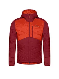 VAUDE | Chaqueta aislante con capucha Sesvenna para hombre | Rojo oscuro