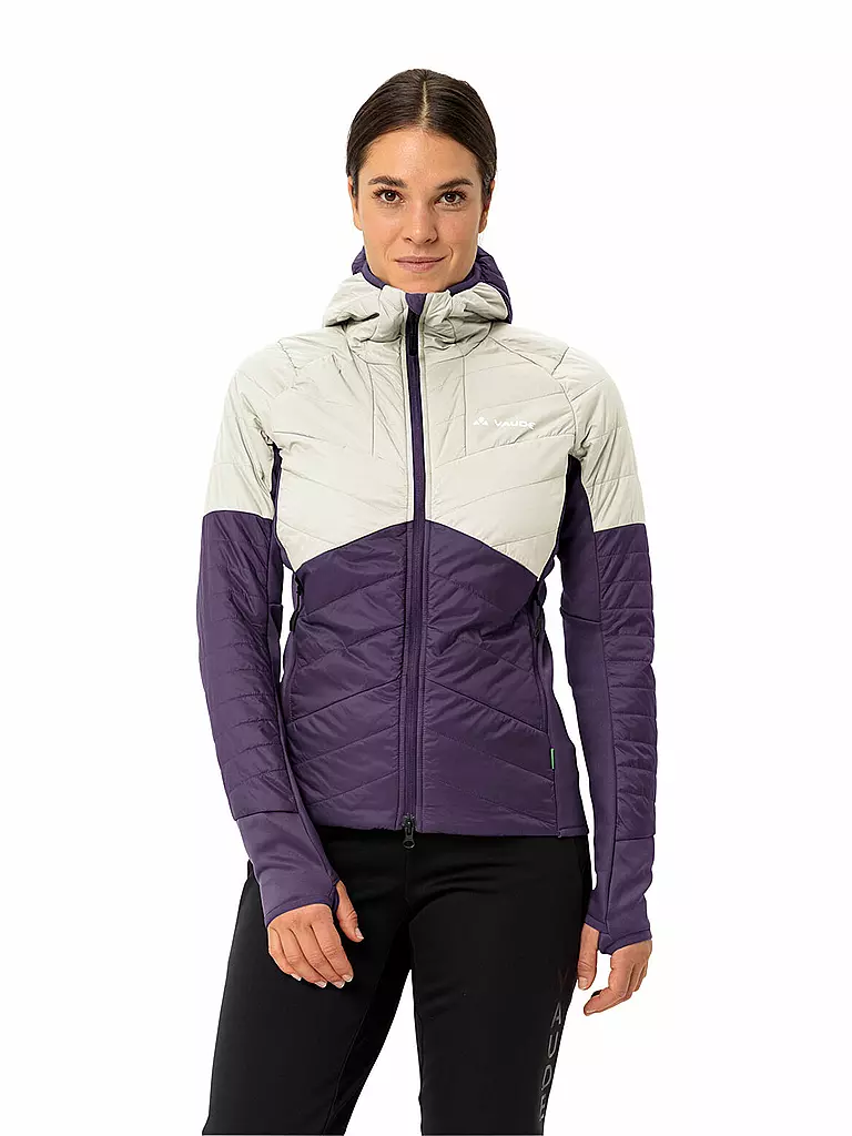 VAUDE | Chaqueta aislante con capucha Sesvenna para mujer | Beige