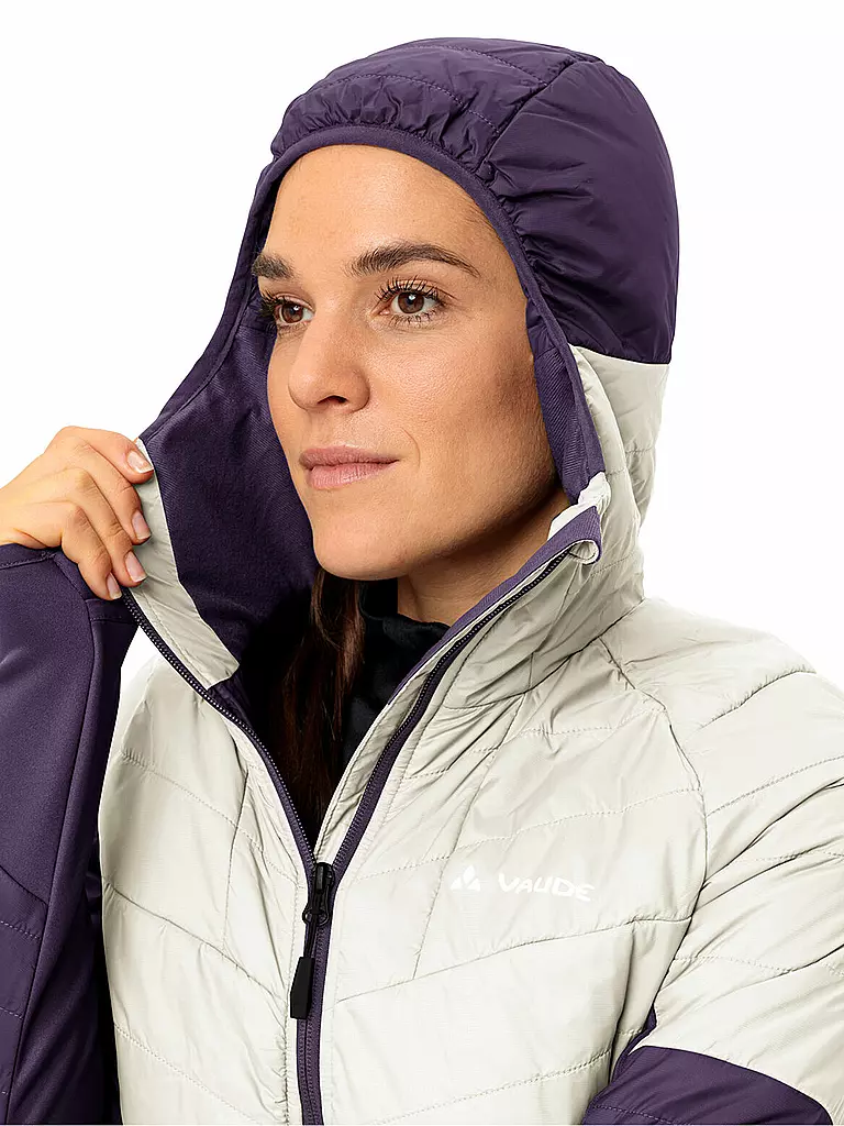 VAUDE | Chaqueta aislante con capucha Sesvenna para mujer | Beige
