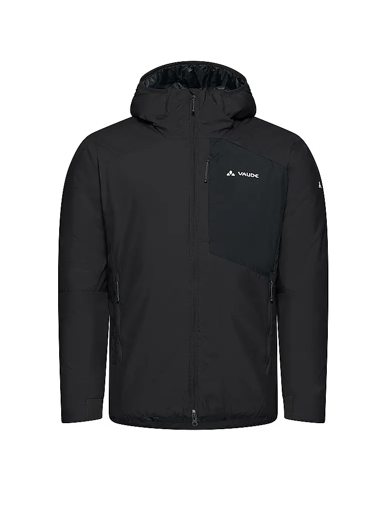 VAUDE | Chaqueta aislante para hombre Monviso Warm con capucha | Negro