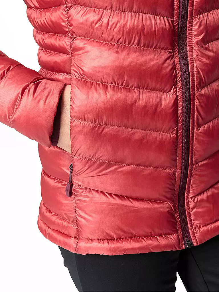 VAUDE | Chaqueta de aislamiento para mujer Batura con capucha | Rojo oscuro