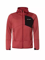 VAUDE | Chaqueta de forro polar Monviso para hombre | Rojo oscuro