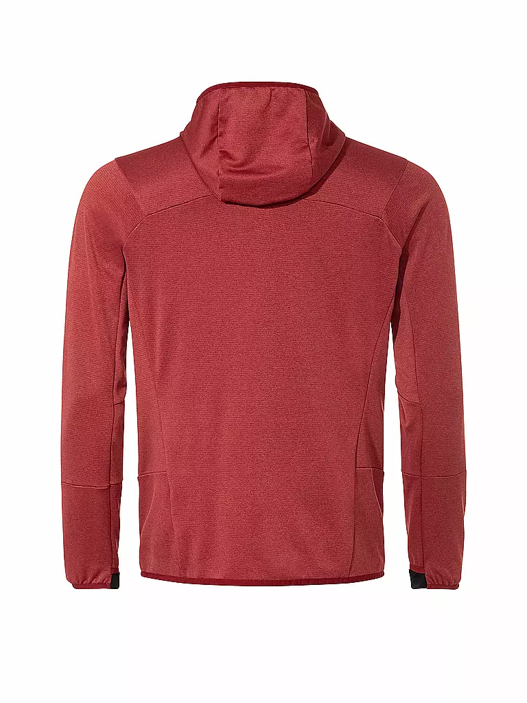 VAUDE | Chaqueta de forro polar Monviso para hombre | Rojo oscuro