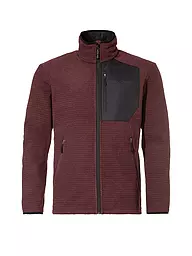 VAUDE | Chaqueta de forro polar Neyland para hombre | Rojo oscuro