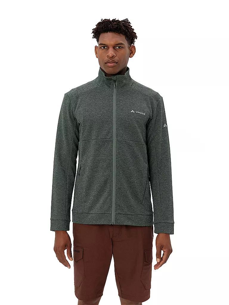 VAUDE | Chaqueta de forro polar para hombre Neyland Hiking Polartec | Oliva