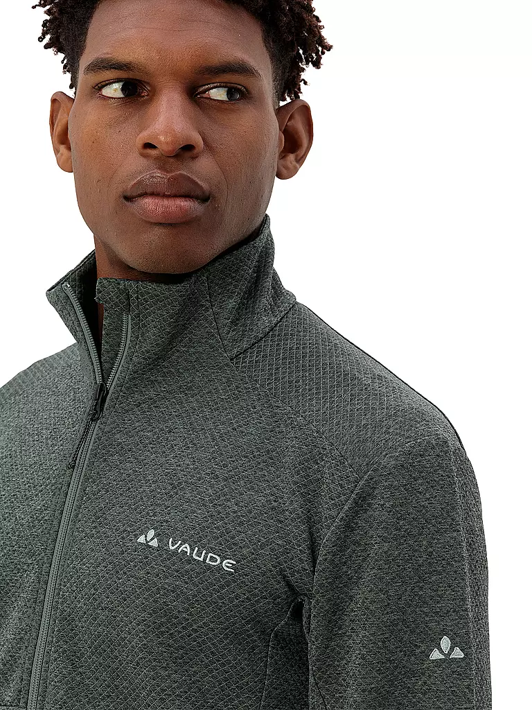 VAUDE | Chaqueta de forro polar para hombre Neyland Hiking Polartec | Oliva