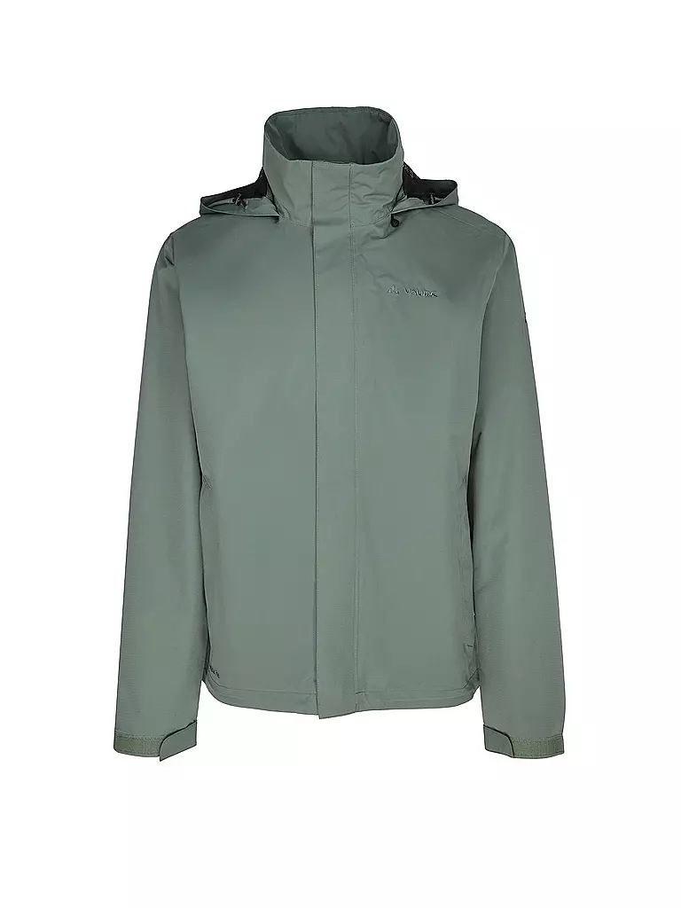VAUDE | Chaqueta de lluvia Escape Light para hombre | Verde oscuro